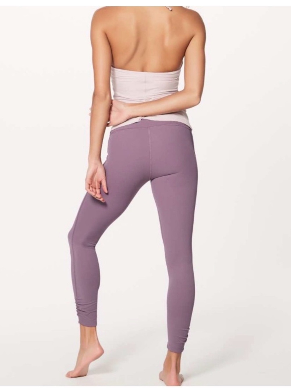 Lululemon Awakening Orange High-Rise Leggings Size 2